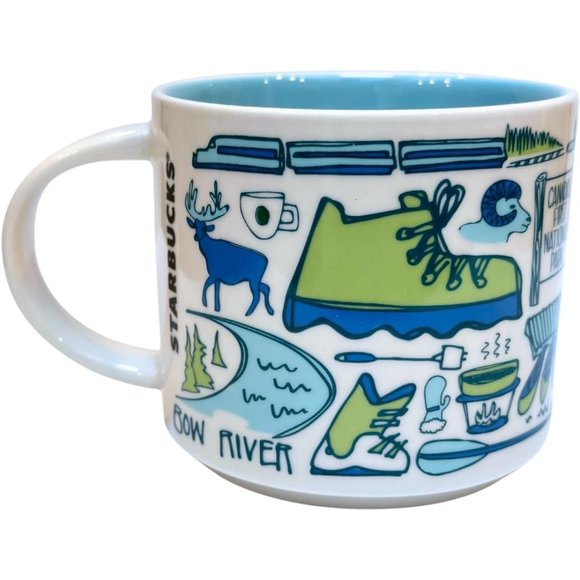 NWT BANFF Starbucks Been There Series Ceramic Coffee Cup Mug 14 Oz Canada - Picture 4 of 11